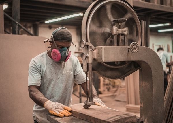 man working in manufacturing